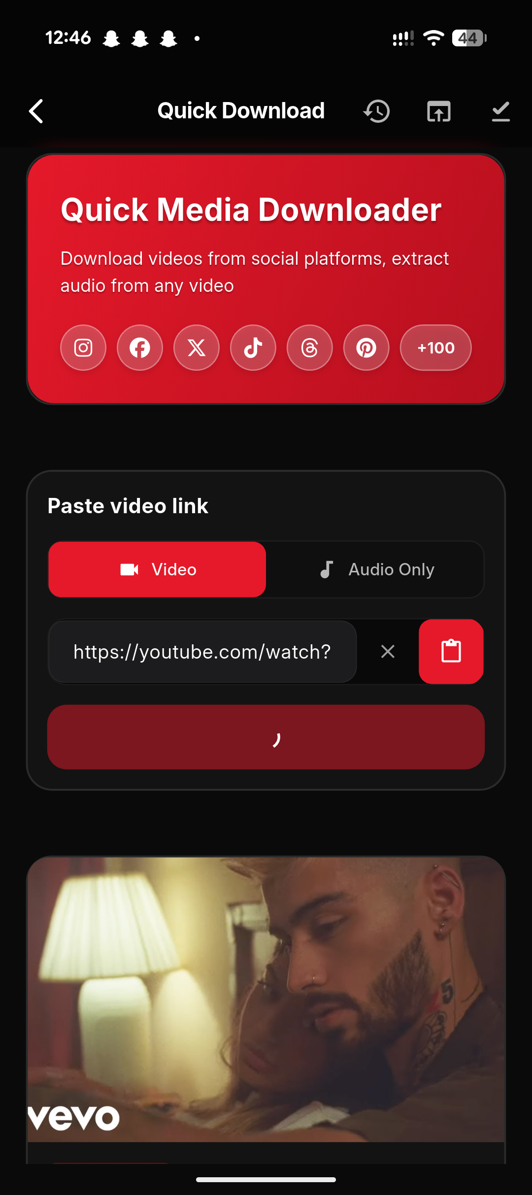 Quick downloader